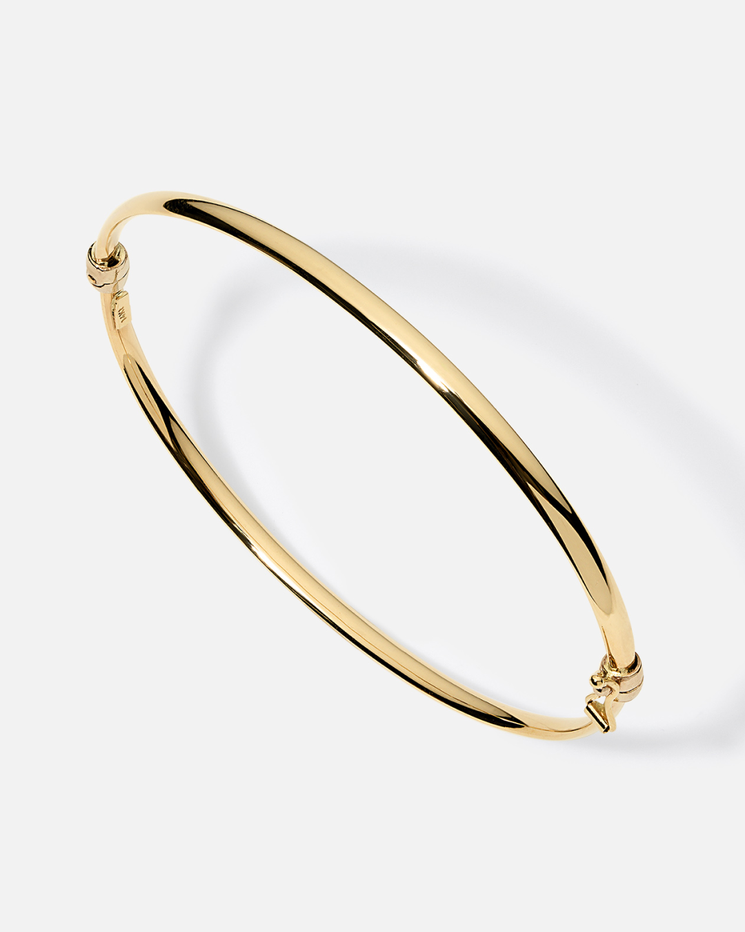 Solid yellow gold bangle deals