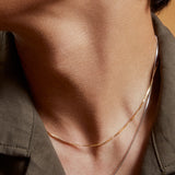 Micro Box Chain Necklace