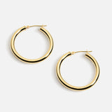 Tube Hoop Earrings