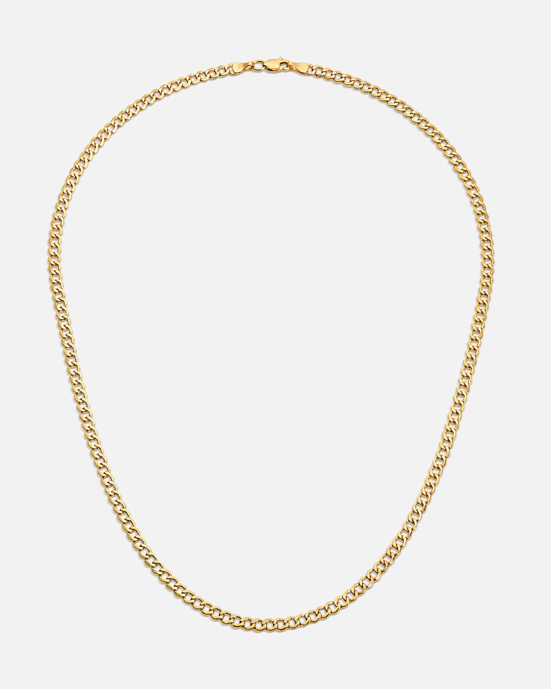 Collana Catana Aplstar Placcato Oro 18kt - Spessore 2mm, Ipoallergenica, Lunghezze 40-60 Cm