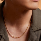 The William Rounded Box Chain Necklace